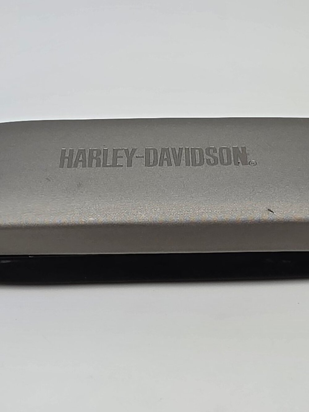 Harley Davidson HD255 Gunmetal Semi Rimless Eyeglasses Frame w Flexhinge & Case - Picture 16 of 16